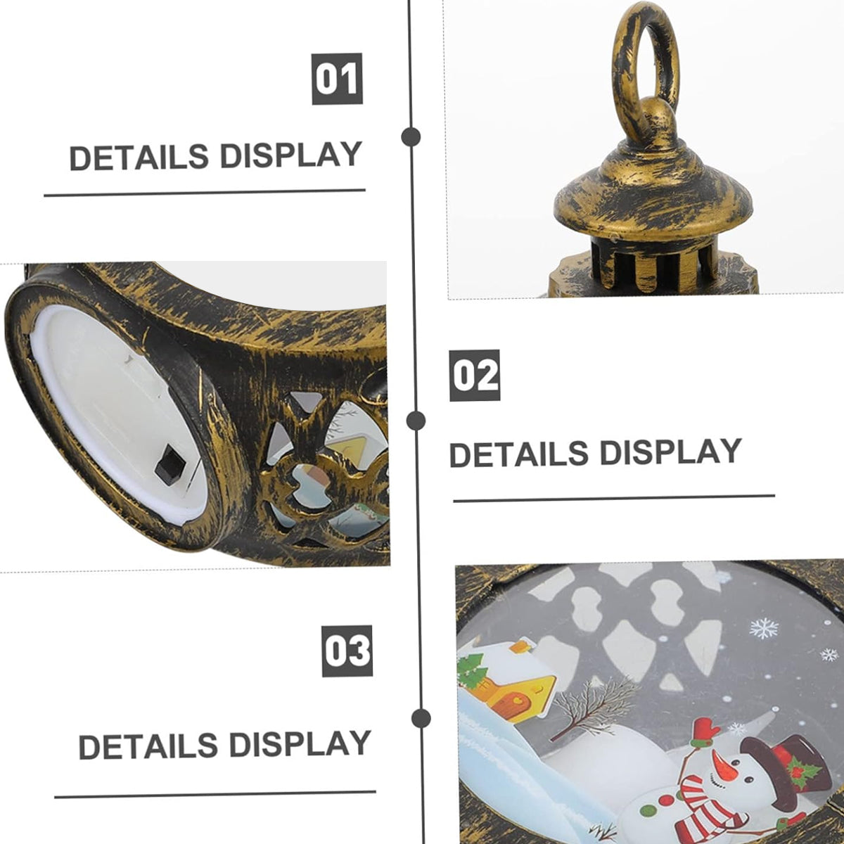 In Loving Memory - Customizable Personalized Christmas Lantern for Heartfelt Holiday Gifting