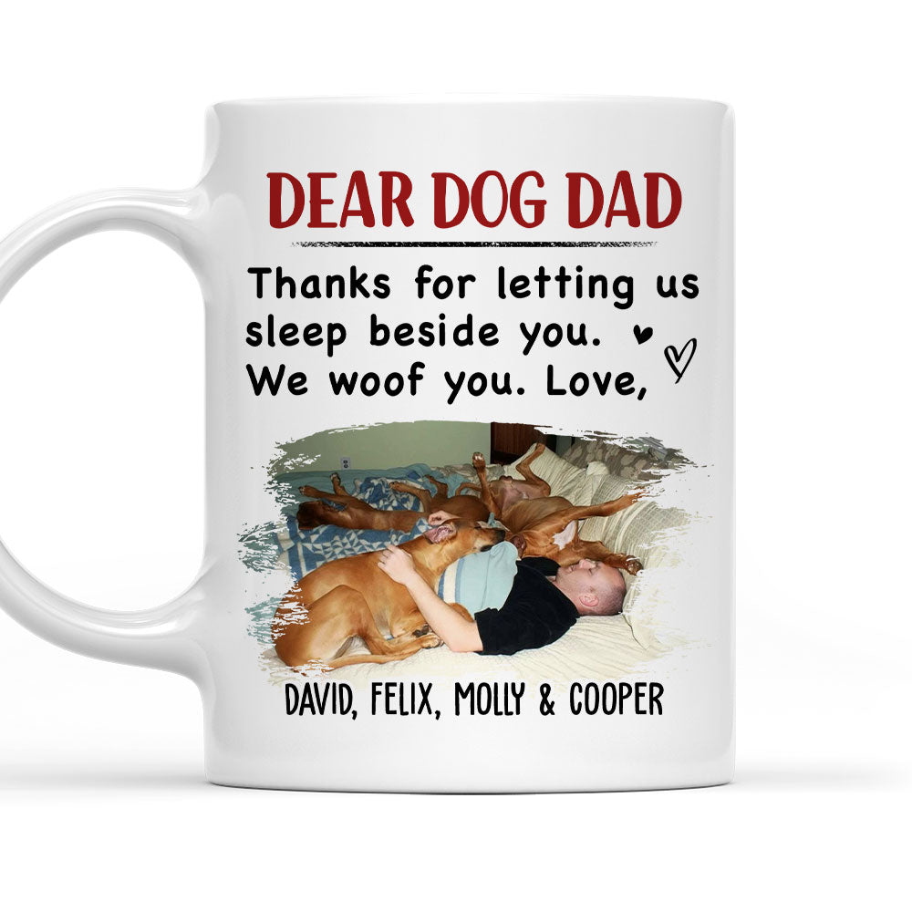Personalized Custom Sleep Beside You Photo Coffee Mug - Ideal Gift for Pet Lovers