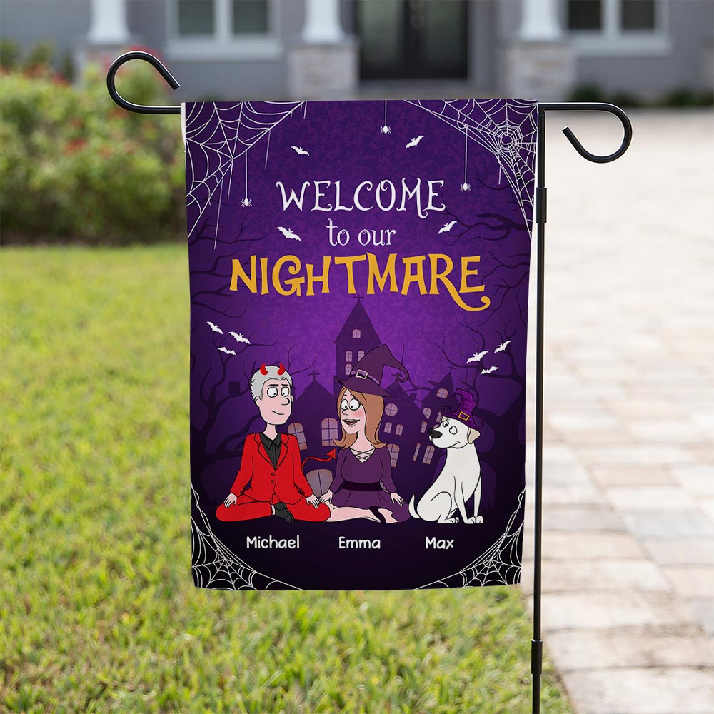 Our Nightmare - Personalized Custom USA-Printed Garden Flag in 12' x 18' and 28' x 40' Sizes