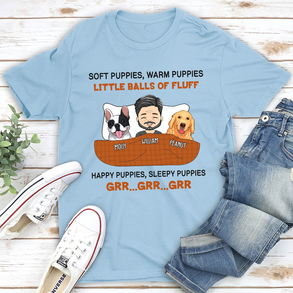 Soft and Warm Personalized Custom Unisex Puppy T-shirt