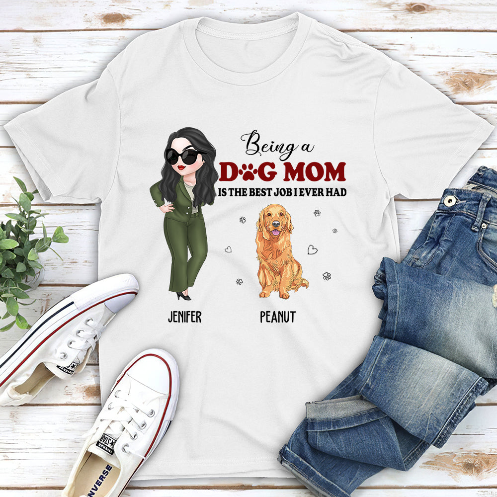 The Best Job - Personalized Custom Unisex T-shirt for Pet Lovers