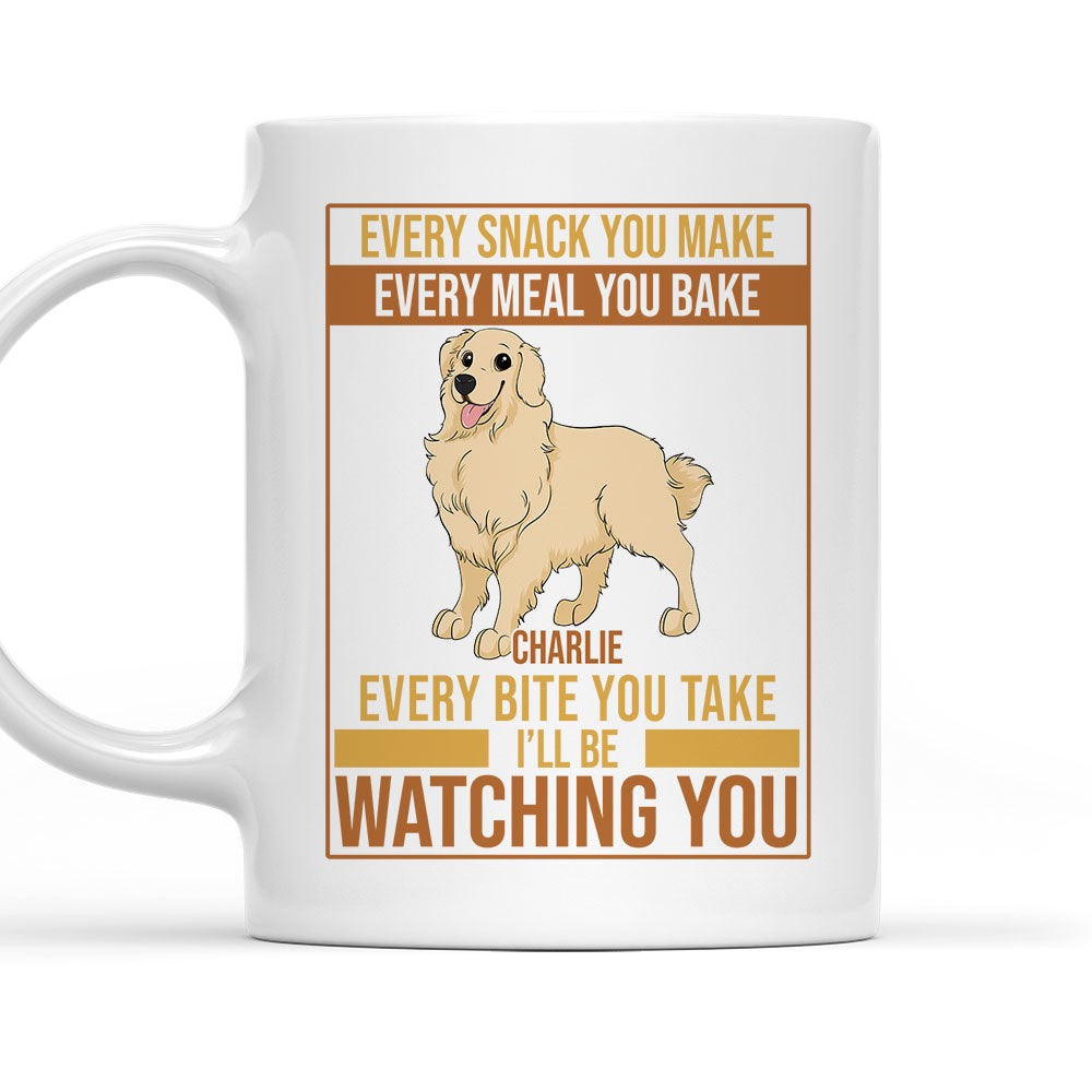 Snack And Meal - Customizable Personalized Coffee Mug for Pet Lovers