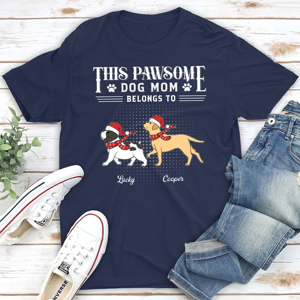 Pawsome Personalized Custom Unisex Dog Dad T-shirt - Ideal Gift for Pet Lovers