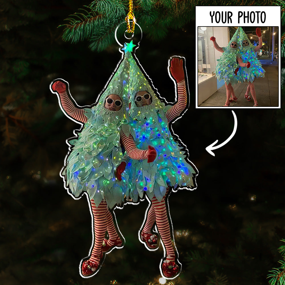 Funny and Personalized Christmas Bestie Moment Acrylic Ornament for Unforgettable Memories