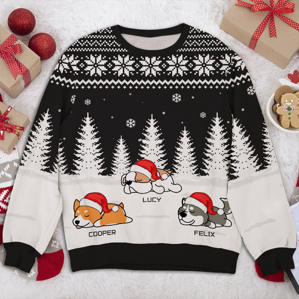 Unique Christmas Dot Personalized Custom All-Over-Print Unisex Sweatshirt for Pet Lovers