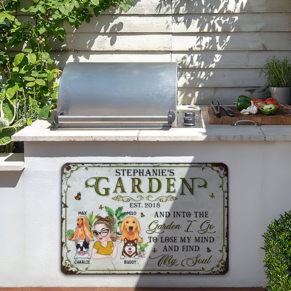 Find My Soul - Exquisite Personalized Custom Metal Sign for Home and Office