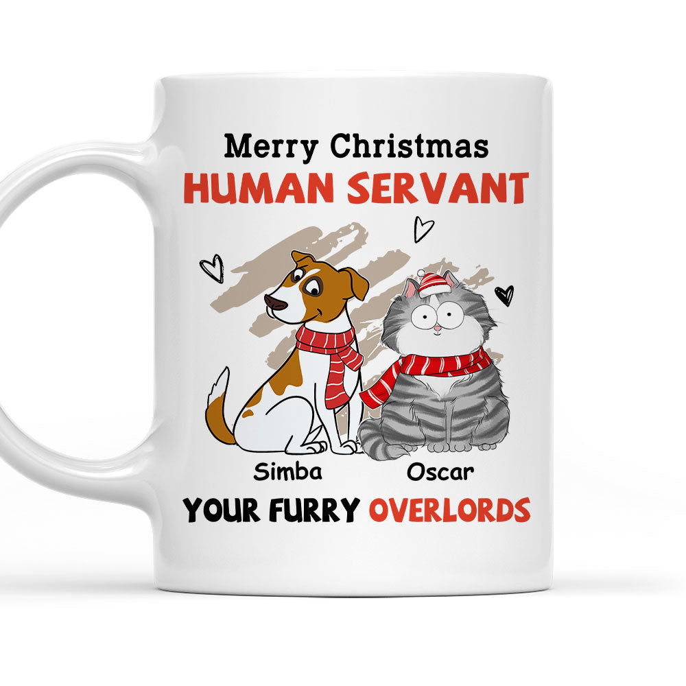 Merry Christmas - Personalized Custom Ceramic Coffee Mug for Pet Lovers (11oz & 15oz)