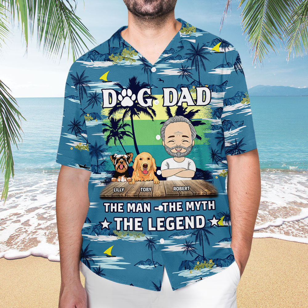 The Legend - Exquisite Personalized Custom Hawaiian Shirt for Pet Lovers