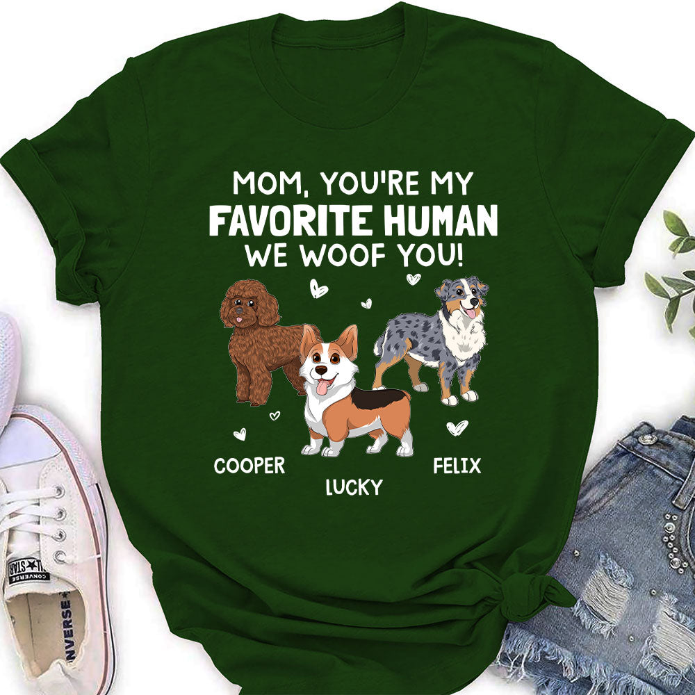 Woof You Mommy - Personalized Custom Women's Fashion T-shirt for Pet Lovers