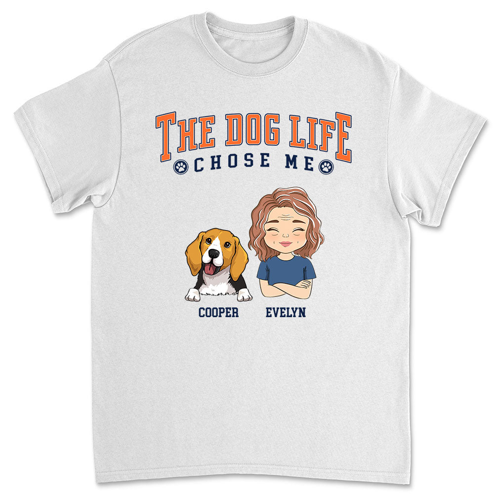 Dog Life - Personalized Custom Unisex 5.3 oz T-shirt for Pet Lovers