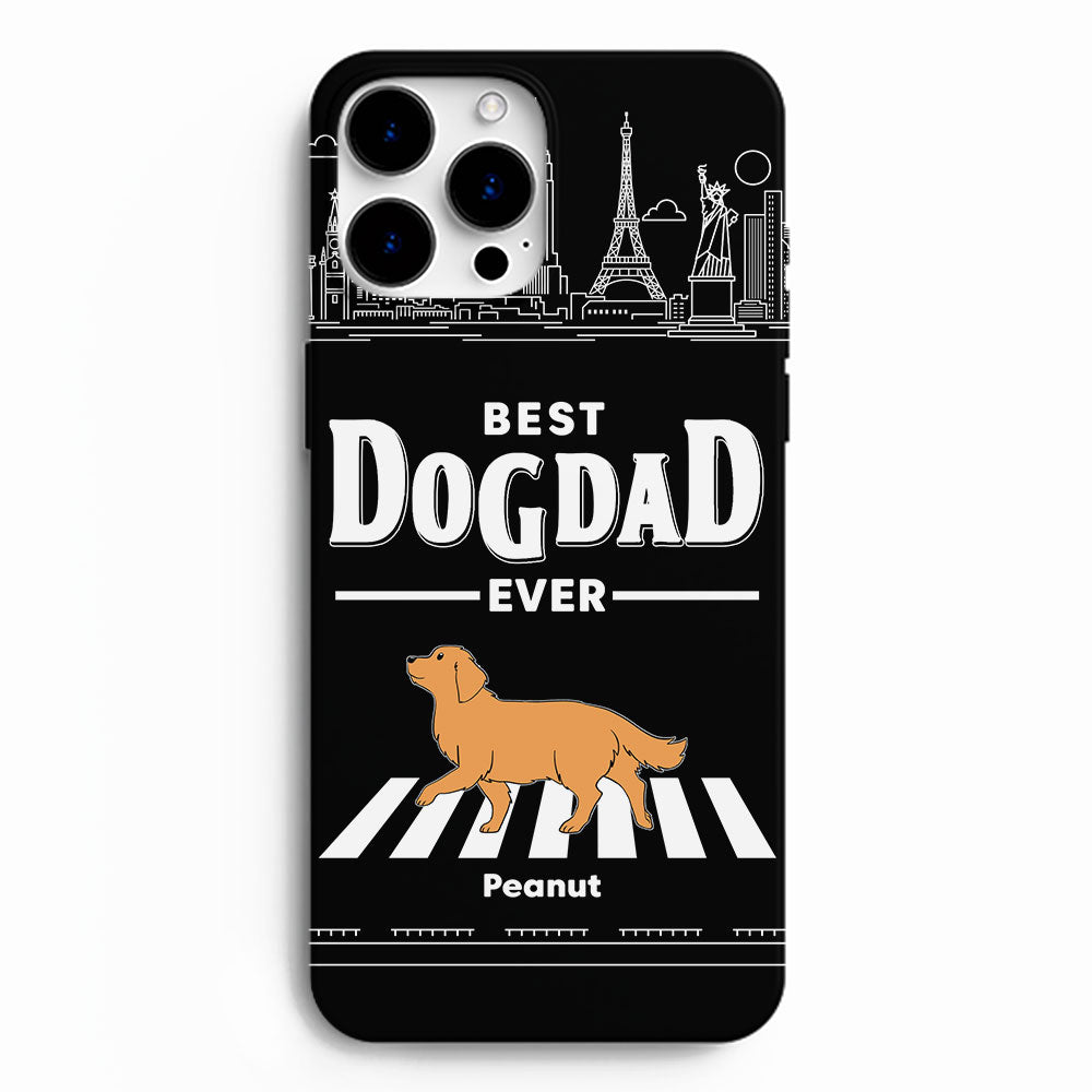 Personalized Custom Dogs Crossing Road Phone Case for Pet Lovers