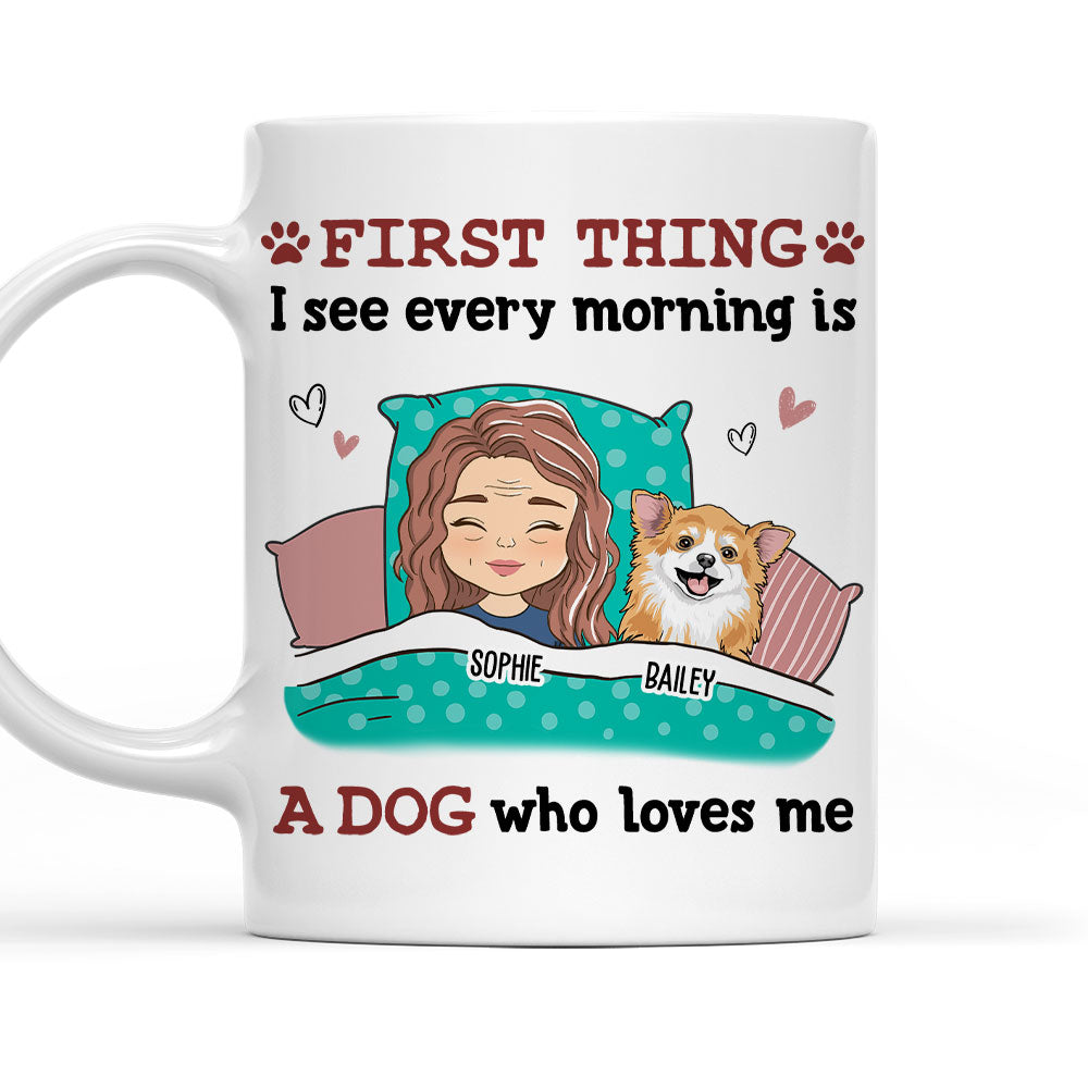 Every Morning - Exquisite Personalized Custom Coffee Mug for Pet Lovers