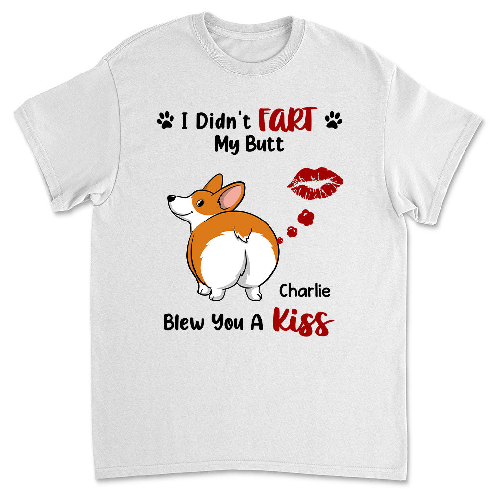 I Didn't Fart - Personalized Custom Unisex 5.3 oz T-shirt for Pet Lovers