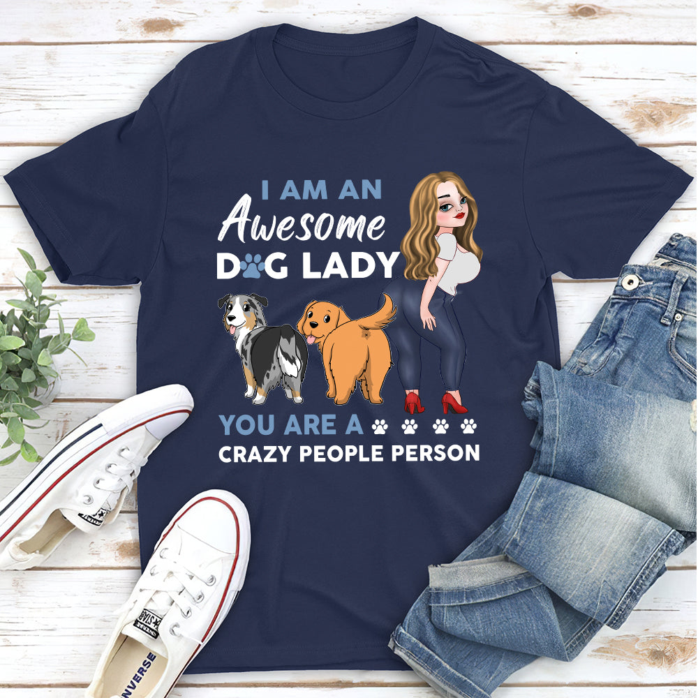 Awesome Personalized Custom Unisex Dog Lady T-shirt - Ideal Gift for Pet Lovers