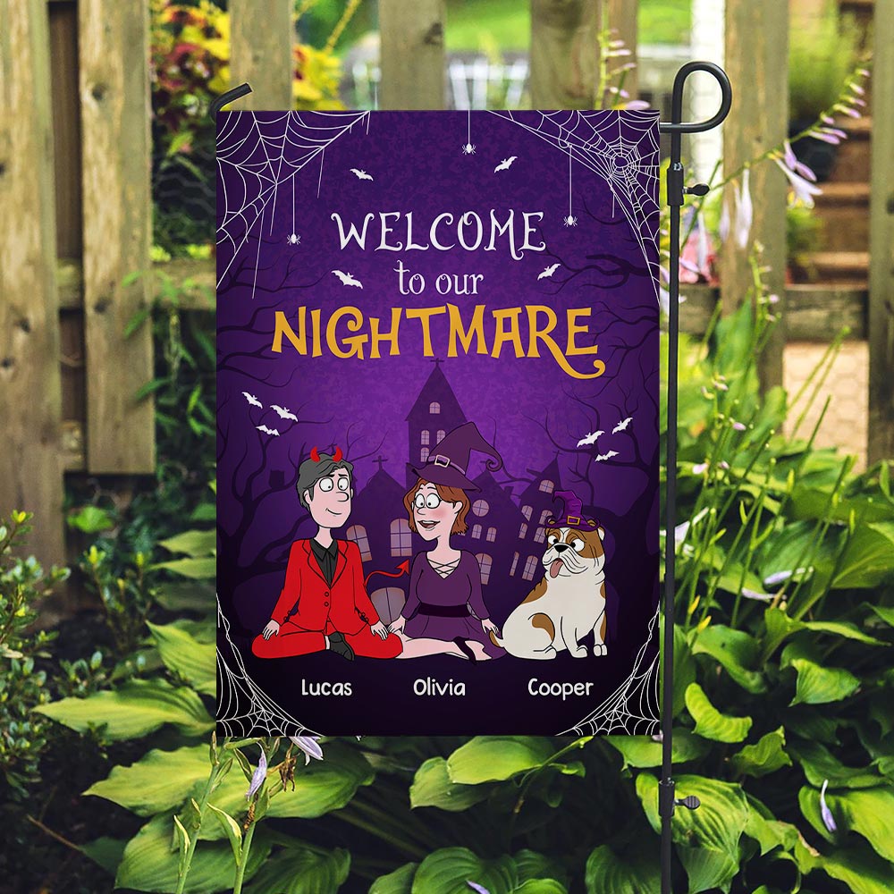 Our Nightmare - Personalized Custom USA-Printed Garden Flag in 12' x 18' and 28' x 40' Sizes