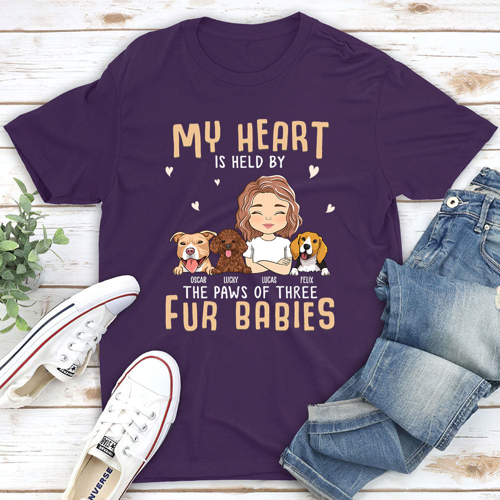 Fur Baby - Personalized Custom Unisex Heavy Cotton 5.3 oz T-shirt for Pet Lovers