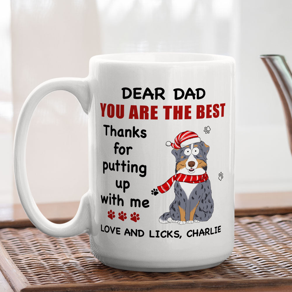Dad Is Best - Unique Personalized Custom Coffee Mug for Special Occasions