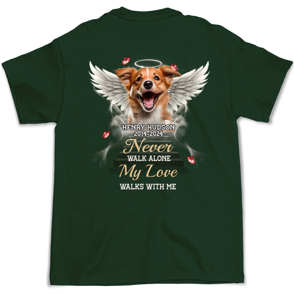Until We Meet Again - Personalized Custom Unisex Heavy Cotton T-shirt for Pet Lovers