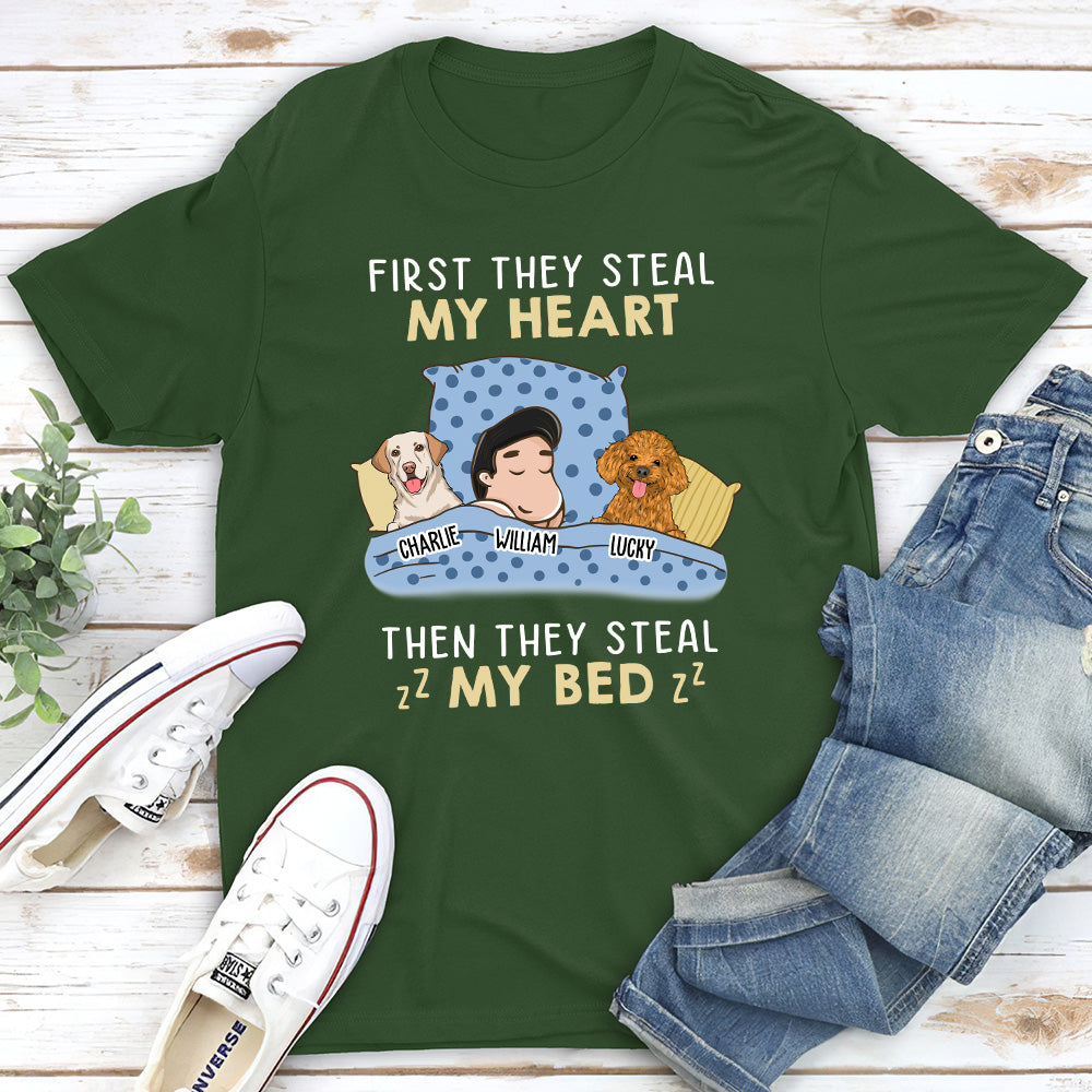 Unique Personalized Custom Unisex 'They Steal My Everything' T-shirt for Pet Lovers