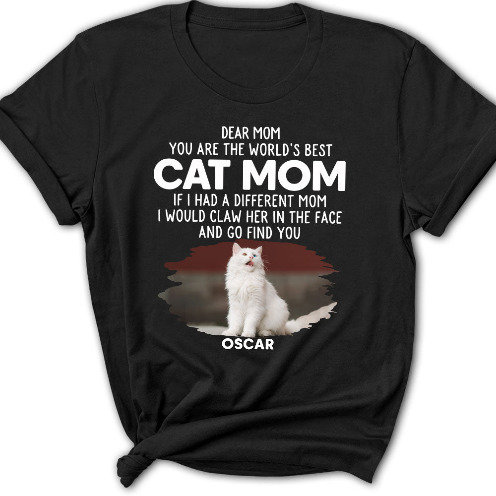 Unique Personalized Custom Women's 'We Would Claw' Photo T-shirt - Ideal Gift for Pet Lovers