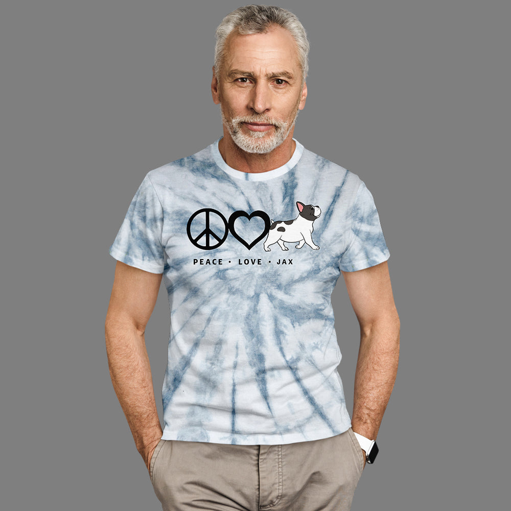 Peace Love - Exquisite Personalized Custom All-over-print Comfort T-shirt