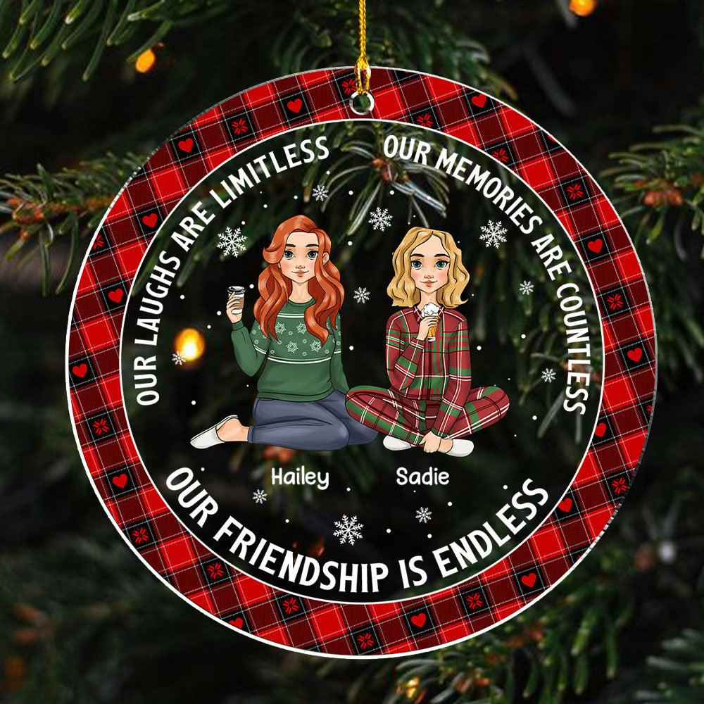 Laughs Are Limitless Version 2 - Exquisite Personalized Custom Acrylic Christmas Ornament