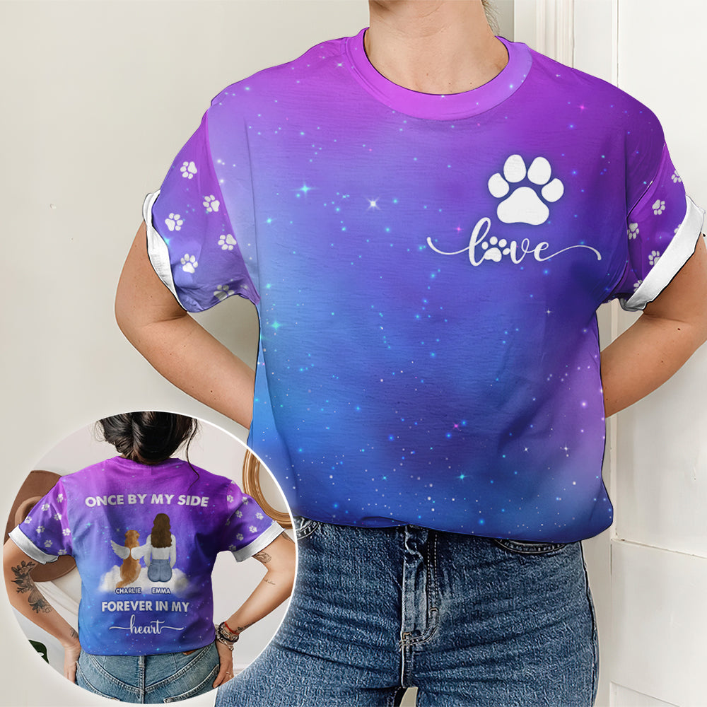 Once By My Side - Personalized Custom All-over-print Comfortable Polyester-Spandex T-shirt