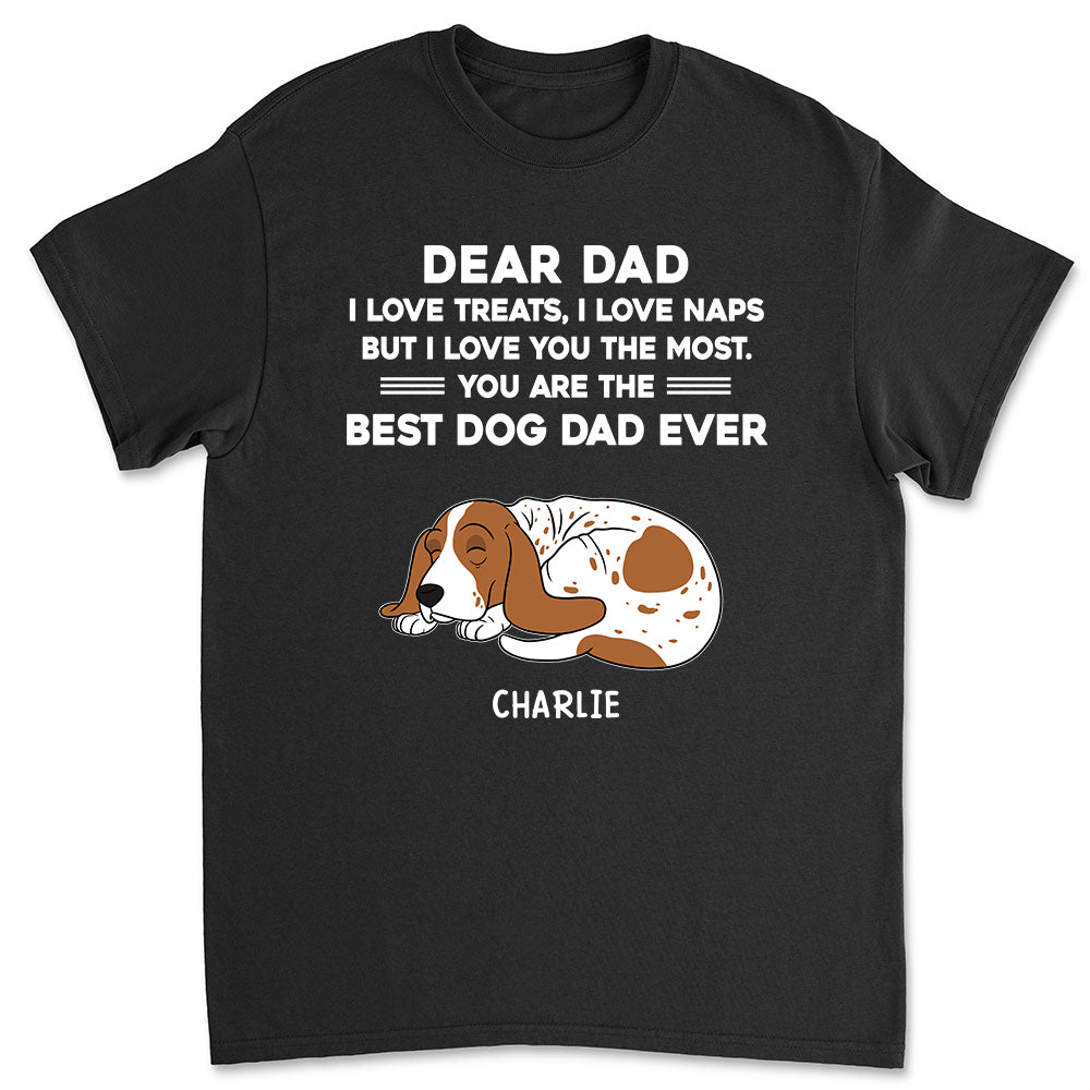 Great Job My Dad - Personalized Custom Unisex 5.3 oz T-shirt for Pet Lovers