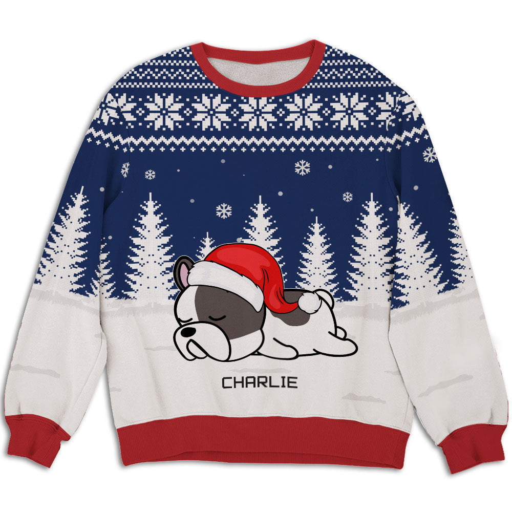 Unique Christmas Dot Personalized Custom All-Over-Print Unisex Sweatshirt for Pet Lovers