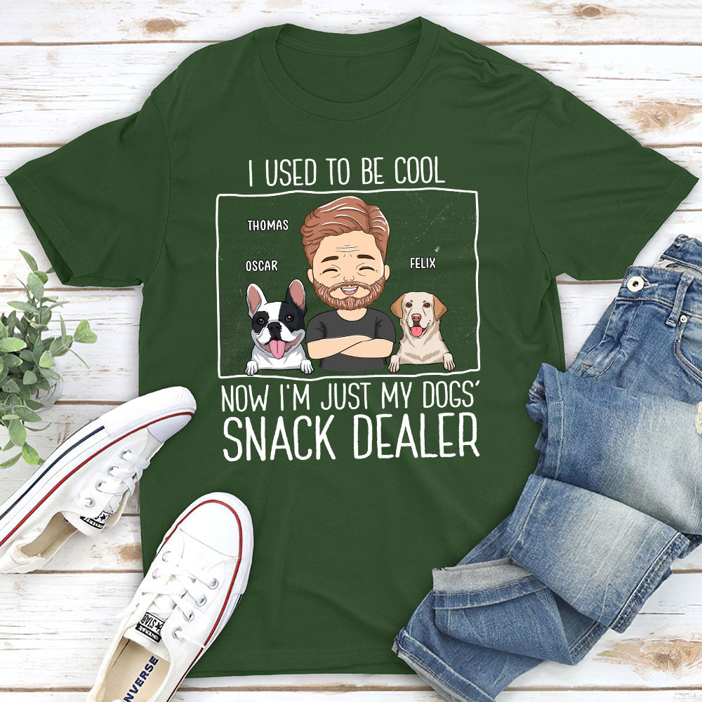 Just A Snack Dealer 2 - Personalized Custom Unisex 5.3 oz T-shirt for Pet Lovers