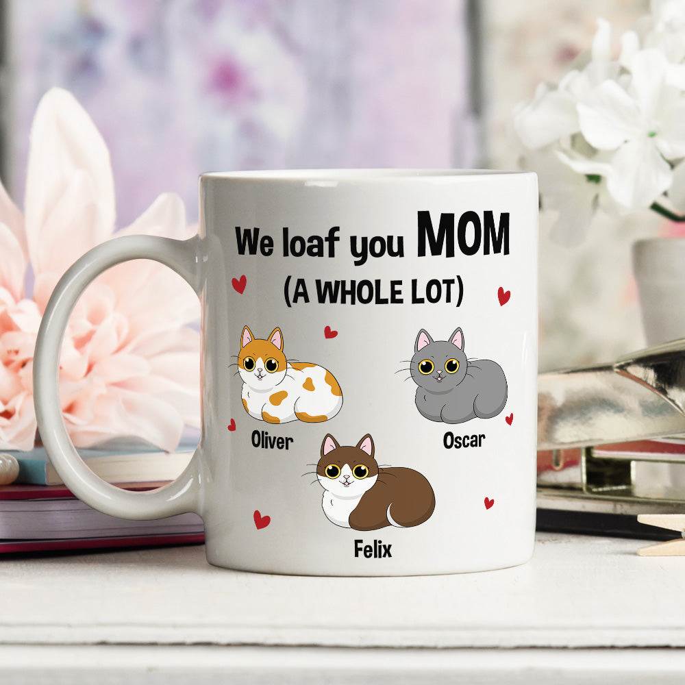I Loaf You - Customizable Personalized Coffee Mug for Pet Lovers