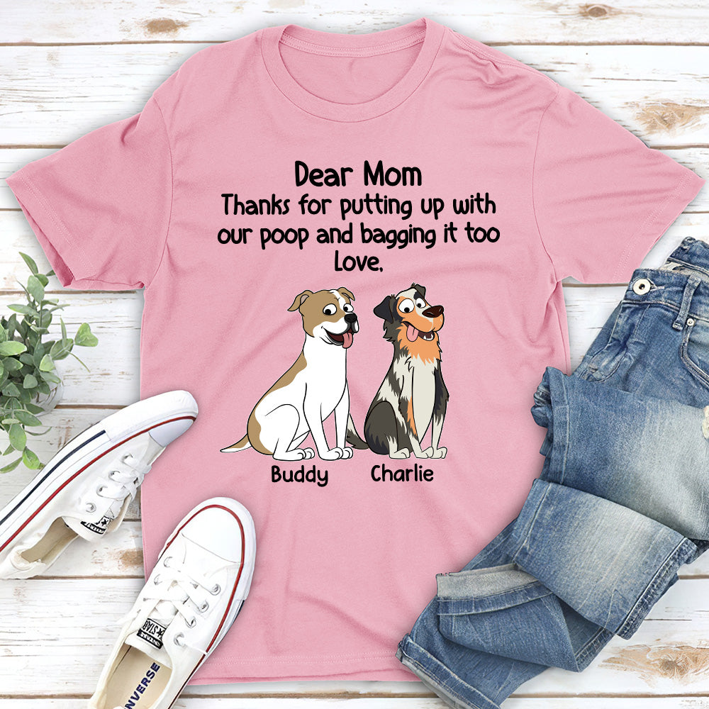 Bagging It - Personalized Custom Unisex 5.3 oz T-shirt for Pet Lovers
