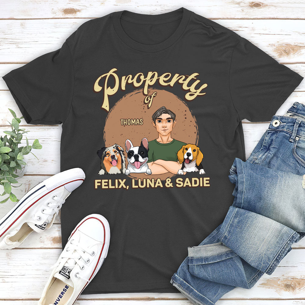 Personalized Custom Unisex 5.3 oz Property T-shirt - Ideal Gift for Pet Lovers