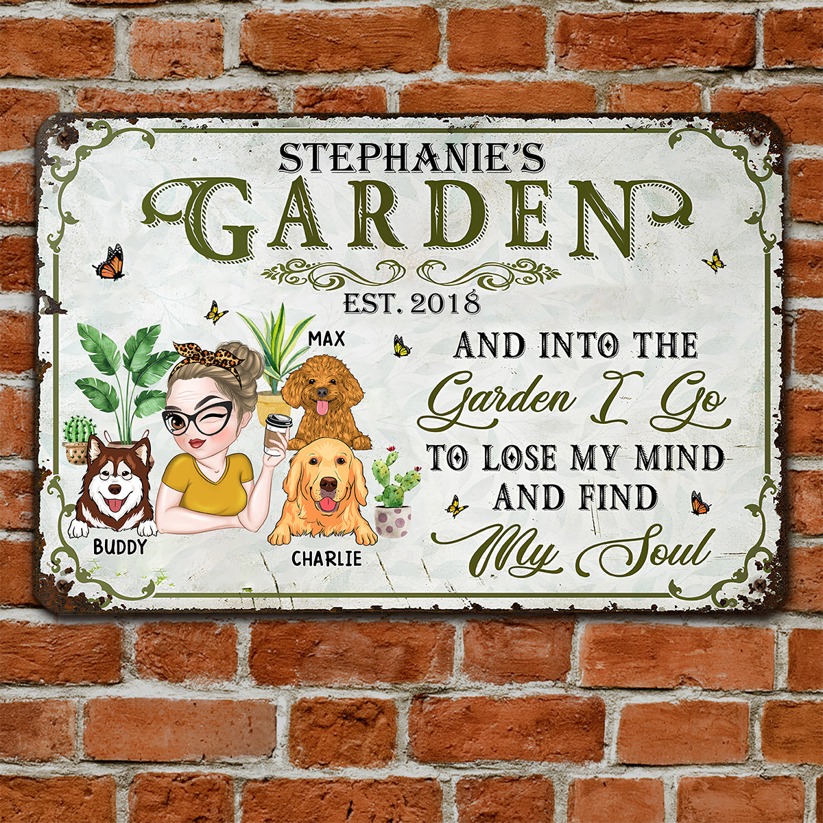 Find My Soul - Exquisite Personalized Custom Metal Sign for Home and Office