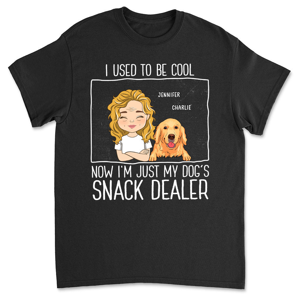 Just A Snack Dealer 2 - Personalized Custom Unisex 5.3 oz T-shirt for Pet Lovers
