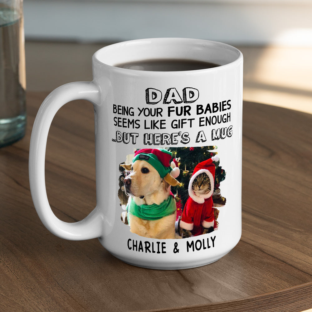 Pet Fur Personalized Custom Coffee Mug - Ideal Gift for Pet Lovers