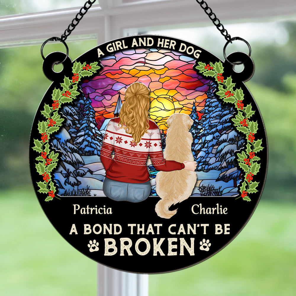 Personalized Custom 'You Are Always In My Heart' Suncatcher - 6 & 8 Inches
