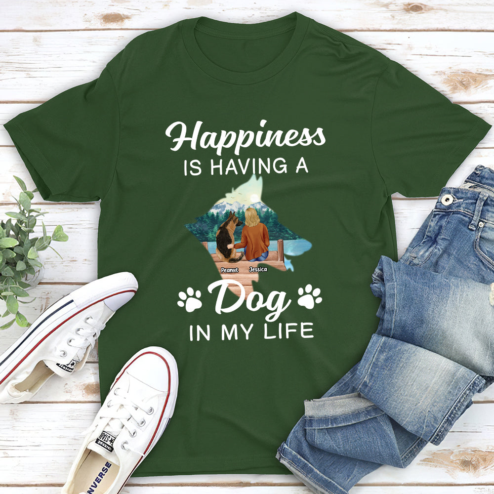 Personalized Custom Unisex T-shirt: Celebrate Having a Dog in Your Life