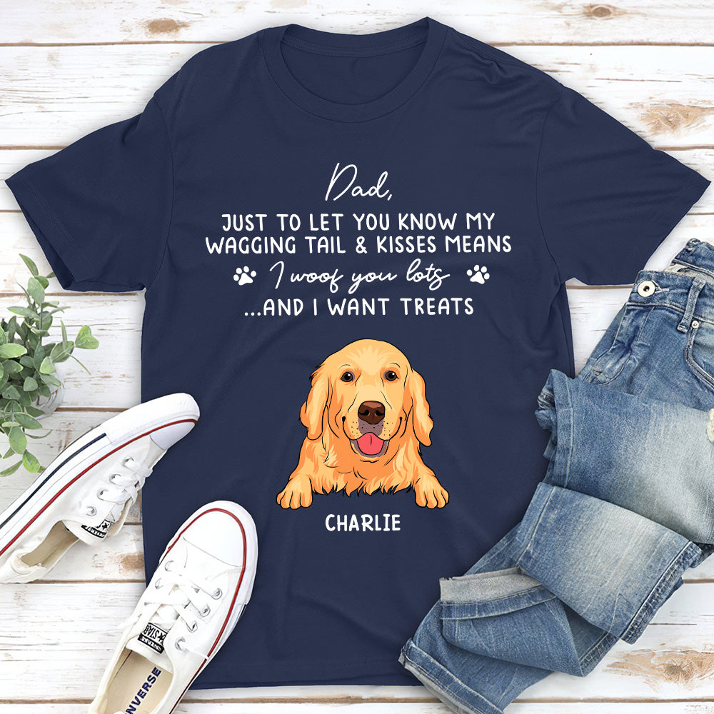 Let You Know - Personalized Custom Unisex 5.3 oz T-shirt for Pet Lovers