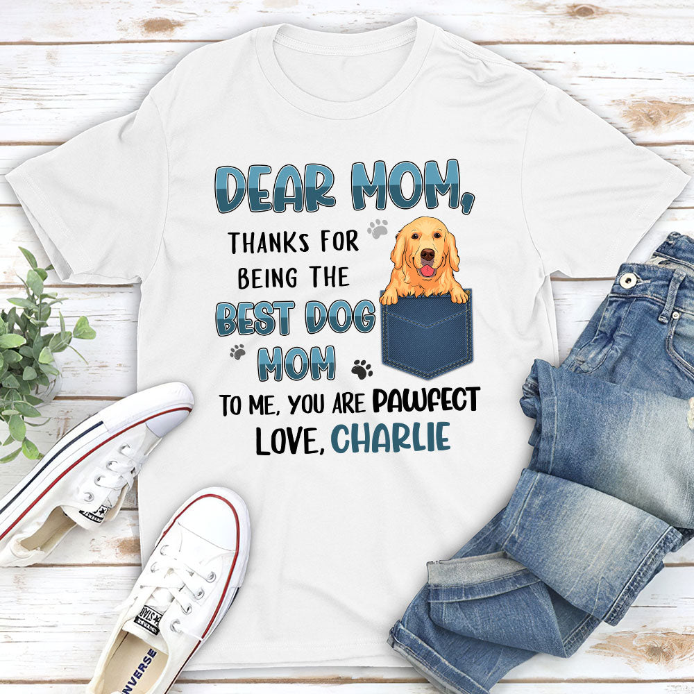 Dog Thank You - Customizable Personalized Unisex T-shirt for Pet Lovers