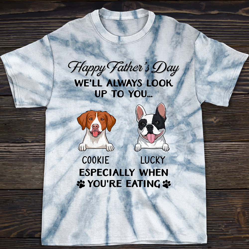 I'll Always Look Up To You - Personalized Custom All-over-print T-shirt: Premium Comfort Wear
