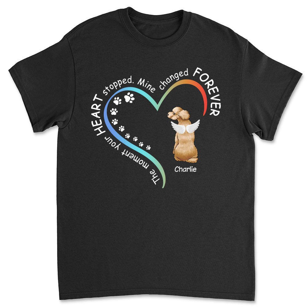 Forever Changed - Personalized Custom Unisex 5.3 oz T-shirt for Pet Lovers