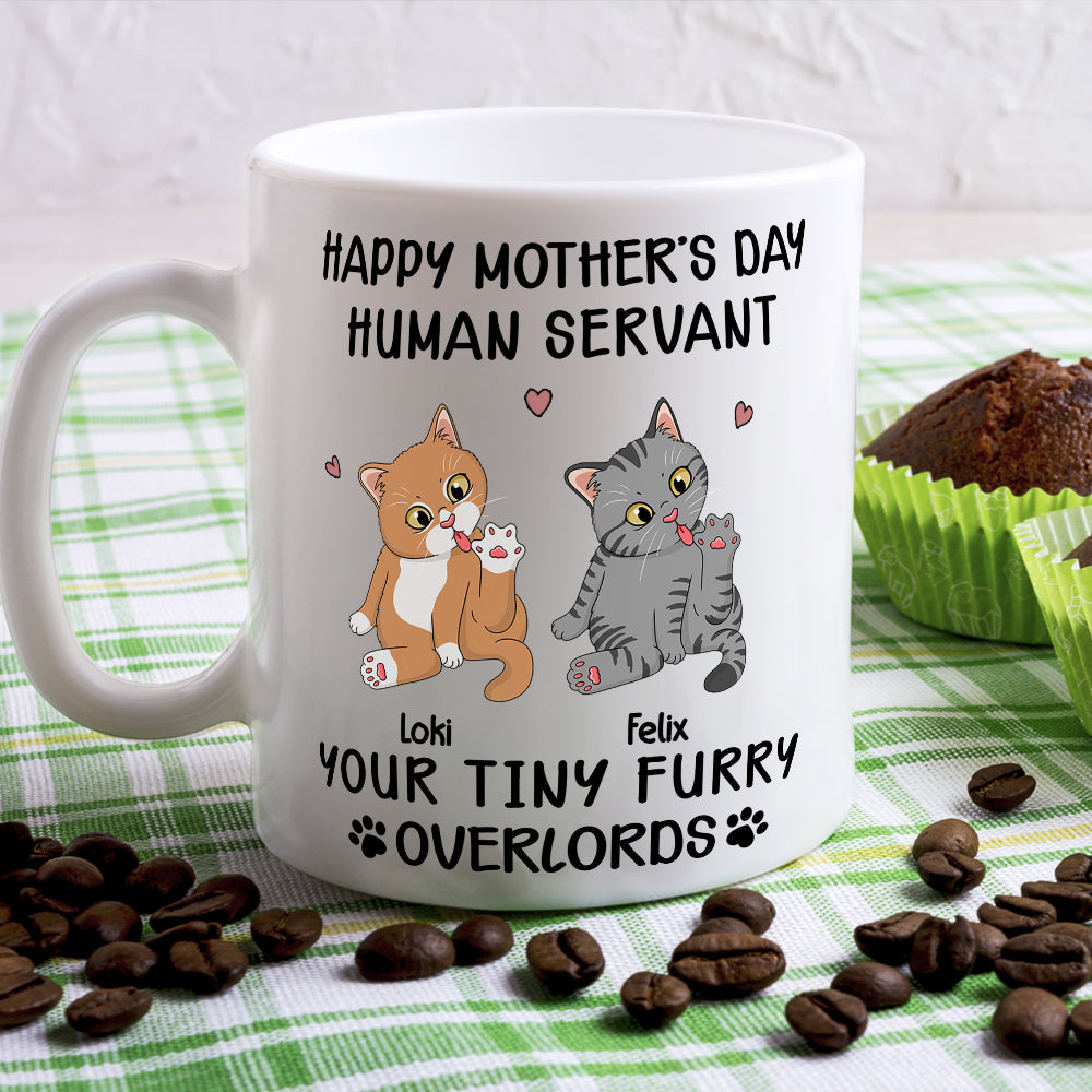 Furry Overlord - Exquisitely Personalized Custom Coffee Mug for Pet Lovers