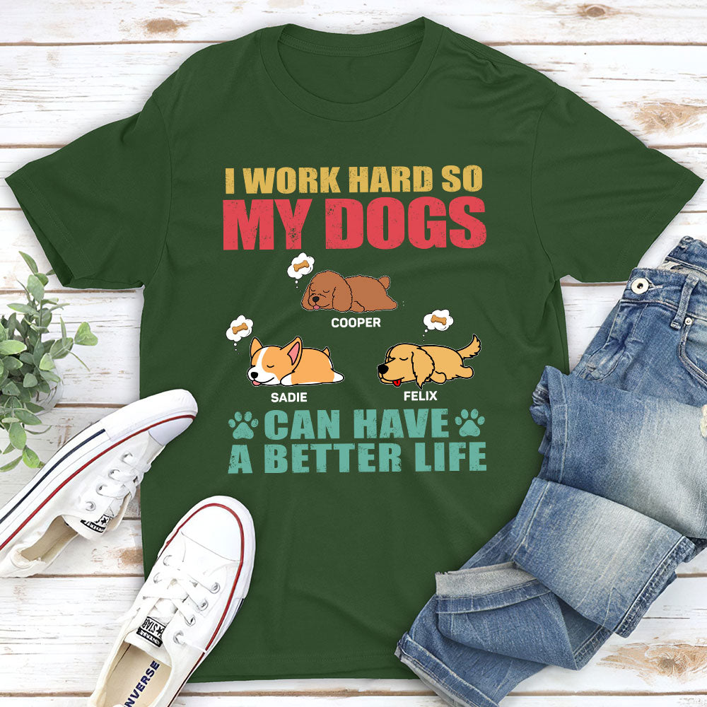 Enhance Your Dog's Life with Personalized Custom Unisex 5.3 oz T-shirt