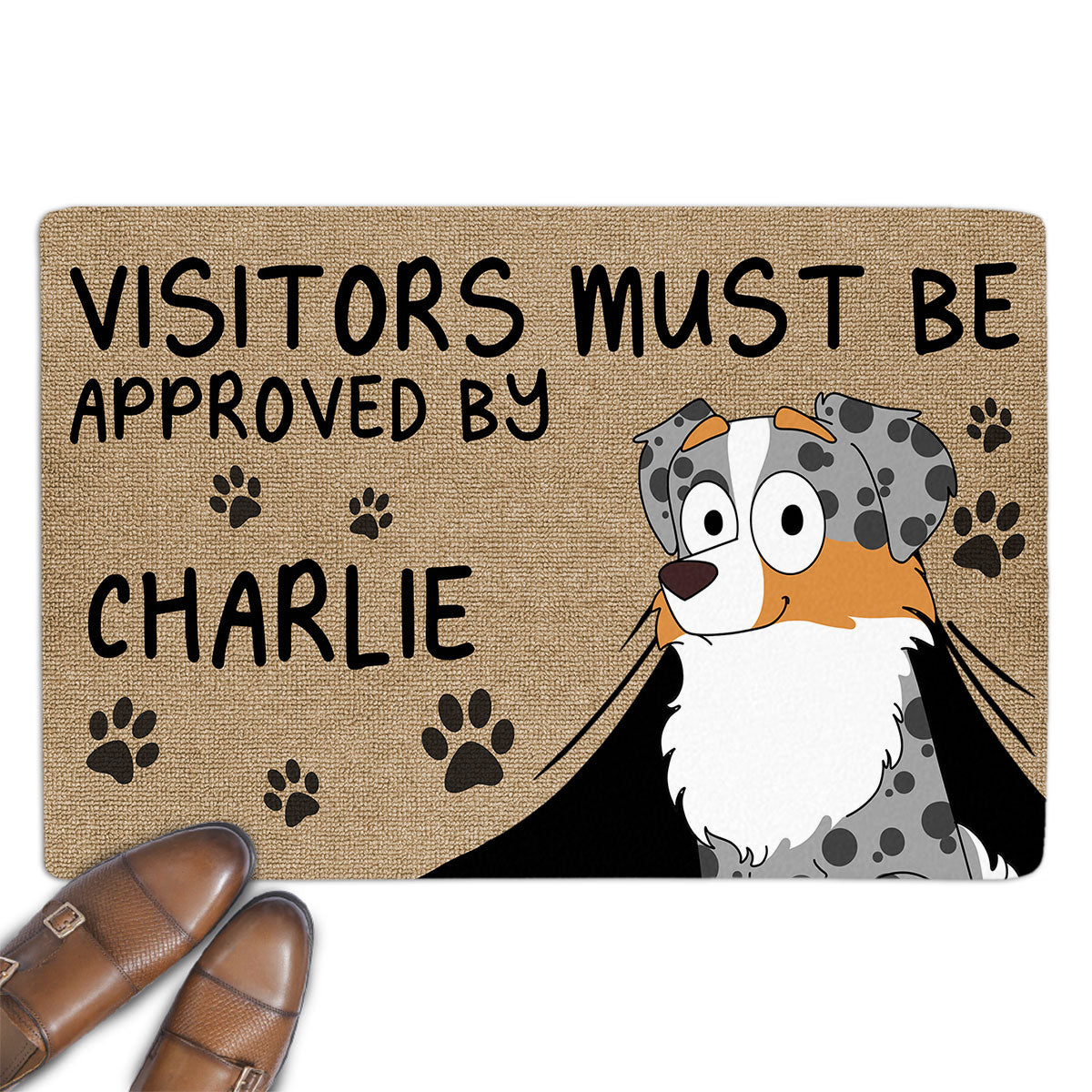 Dog-Approved Personalized Custom Doormat with Sublimation Printing and Multiple Size Options