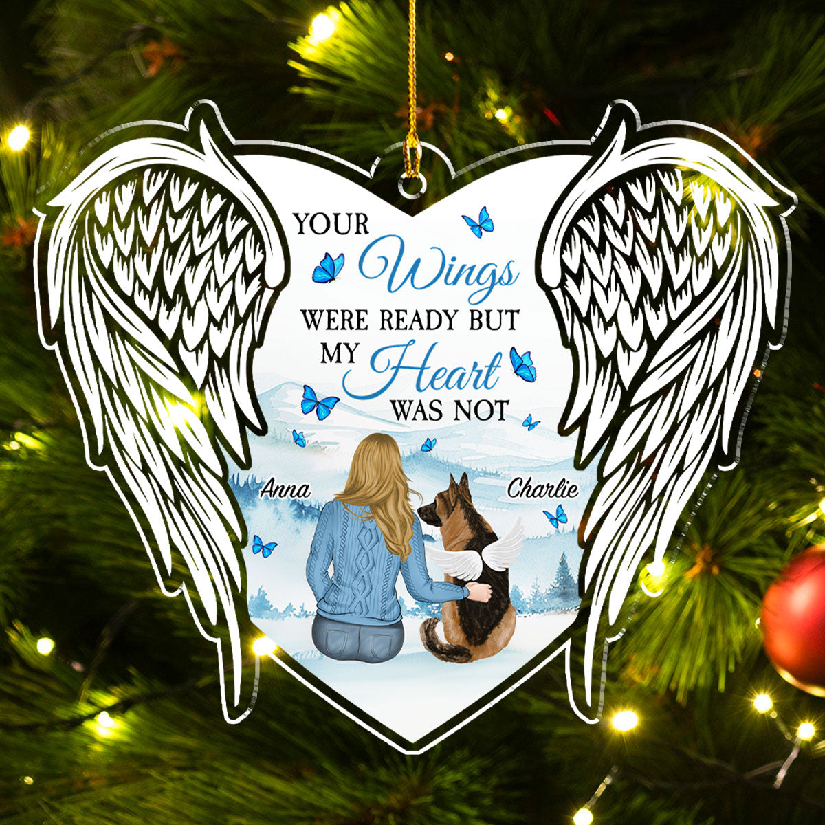 I Have You In My Heart - Exquisite Personalized Custom Acrylic Christmas Ornament