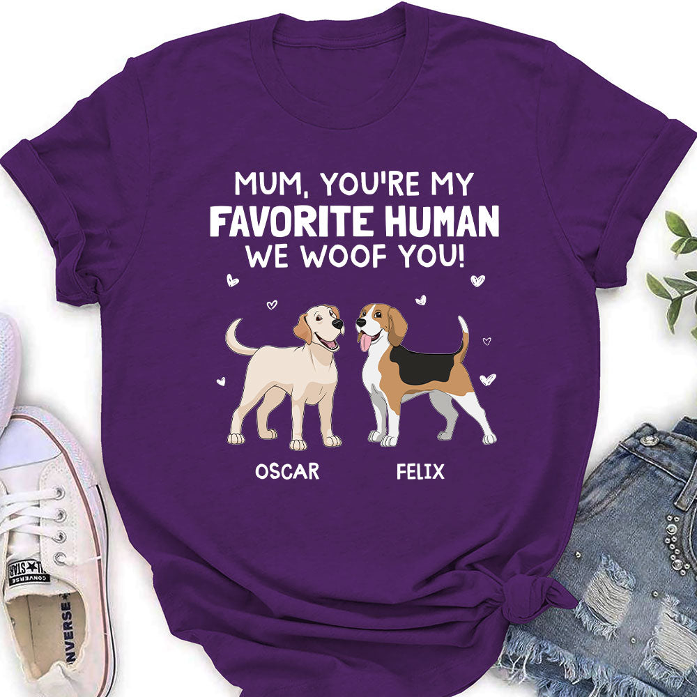 Woof You Mommy - Personalized Custom Women's Fashion T-shirt for Pet Lovers