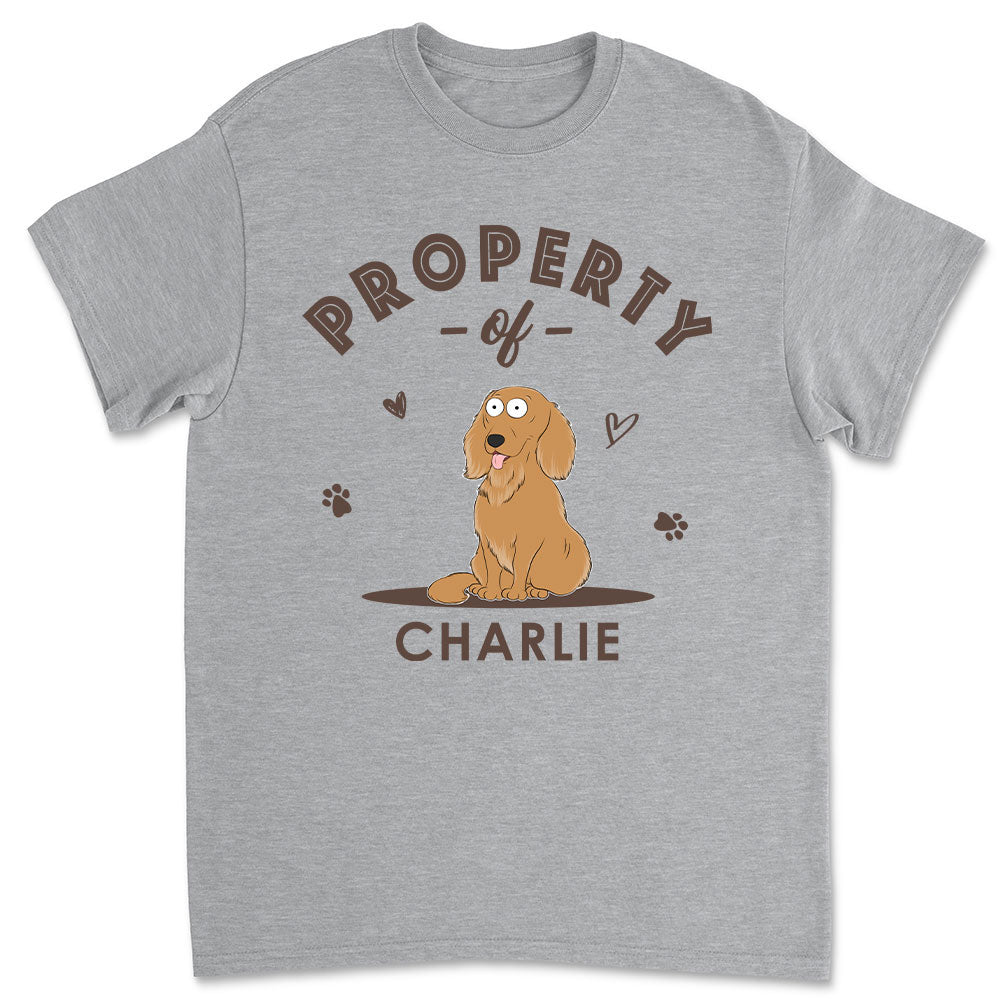 Property Pets - Personalized Custom Unisex 5.3 oz T-shirt for Pet Lovers