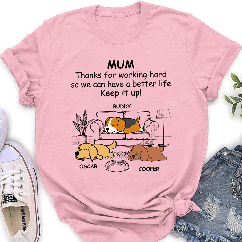 For a Better Life - Exquisite Personalized Custom Women's T - shirt for Pet Lovers