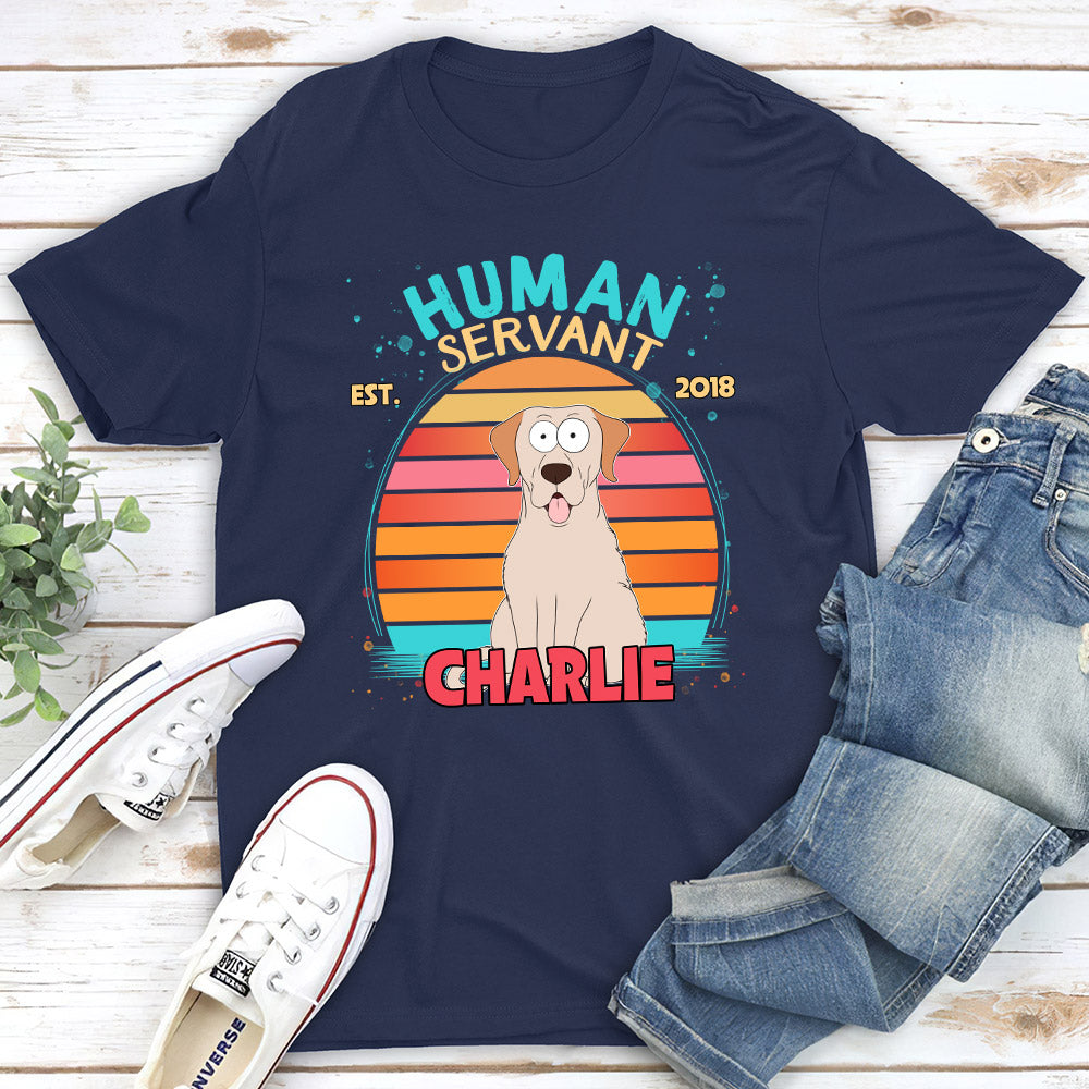 Pet Servant - Stylish Personalized Custom Unisex 5.3 oz T-shirt for Pet Lovers